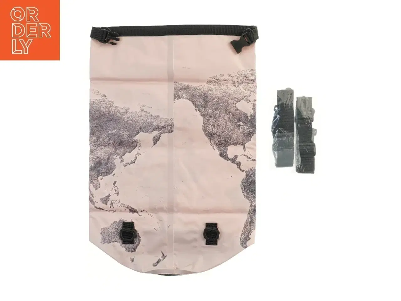 Billede 2 - Vandtæt rygsæk med verdenskort design fra Awesome Maps (str. 60x40 cm)