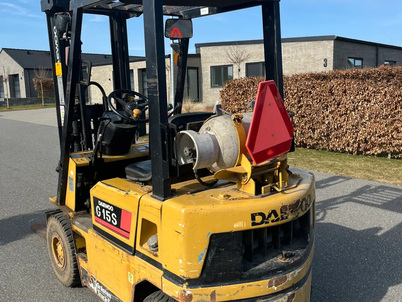 Billede 11 - Daewoo G16S 1500kg gastruck med fuld friløft.