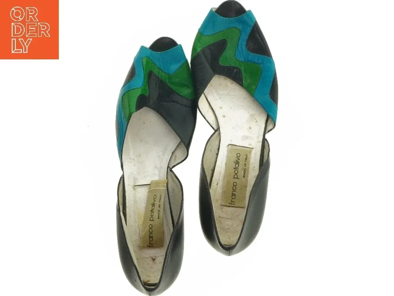 Billede 5 - Damefladsko med farveblokke fra Franco Potalivo (str. 41)