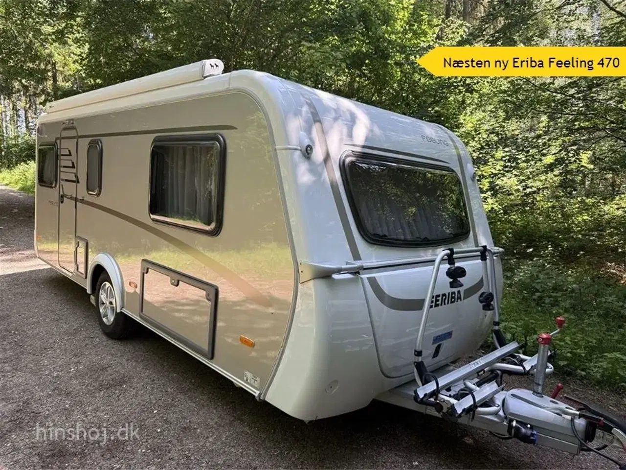 Billede 1 - 2023 - Eriba FEELING 470   Dejlig vogn med enkelsenge med lameludtræk fra Hinshøj Caravan A/S