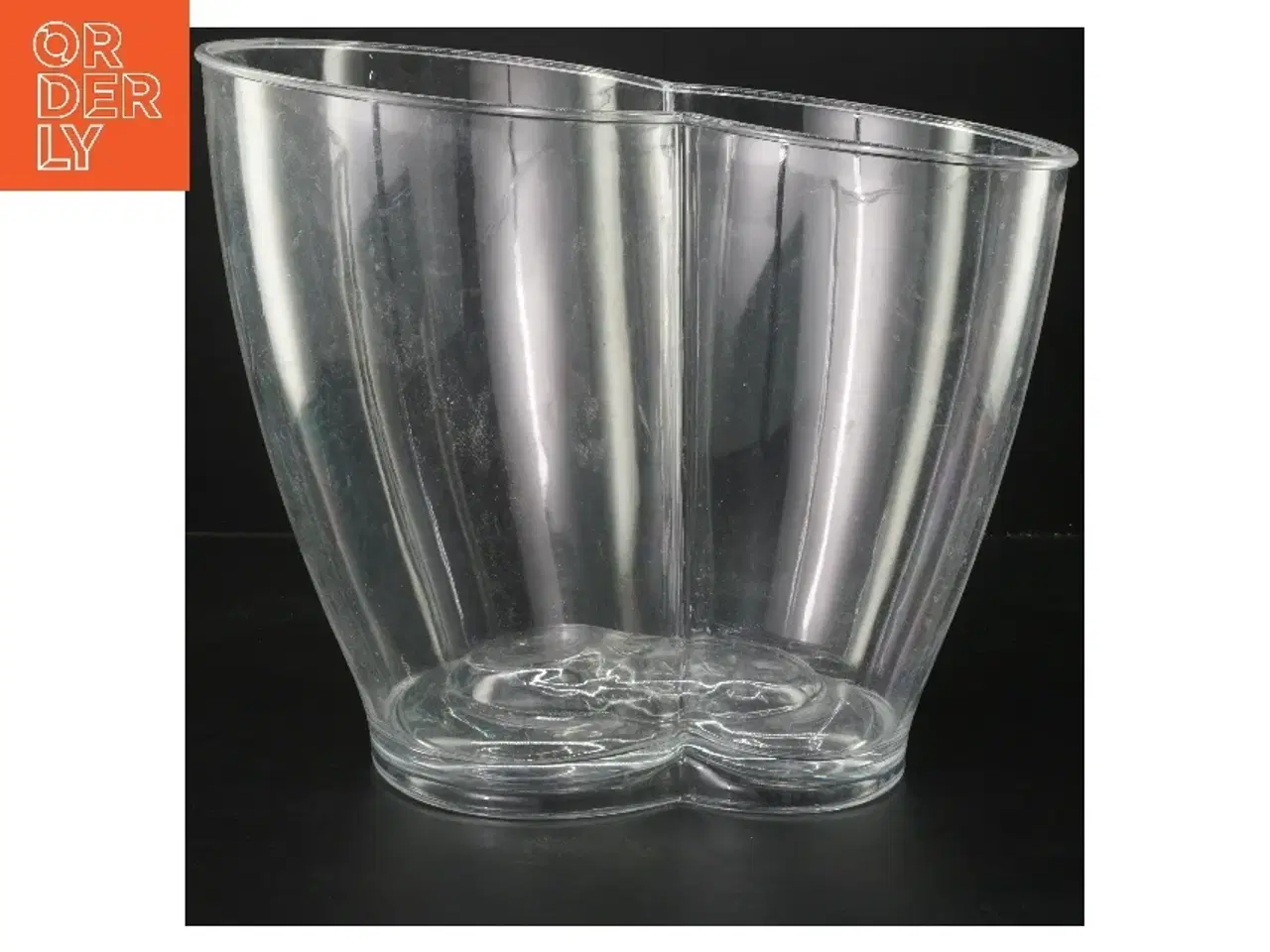 Billede 1 - Vase i glas (str. 31x27 cm)