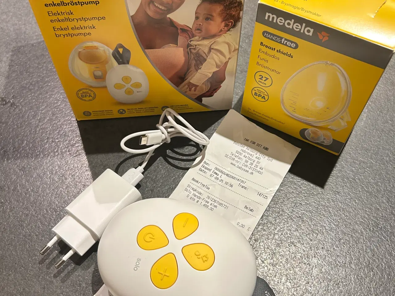 Billede 1 - Medea Brystpumpe Hands free Solo