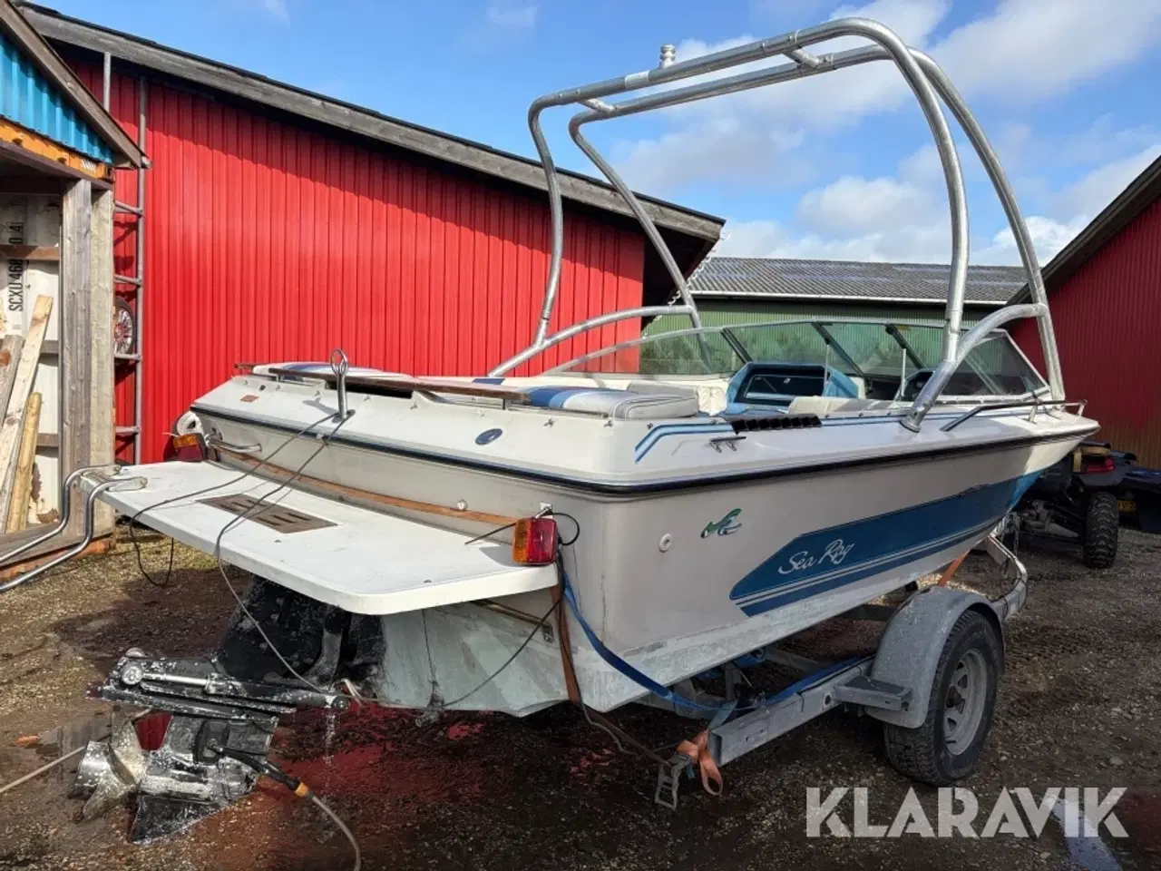 Billede 4 - Båd Sea Ray Monaco 18 fod med oprikkervogn