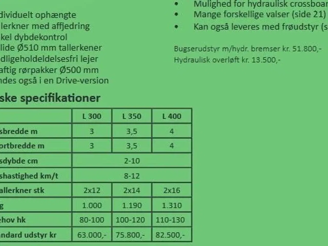 Billede 8 - Unia Ares L 300 Liftophængt Tallerkenharve