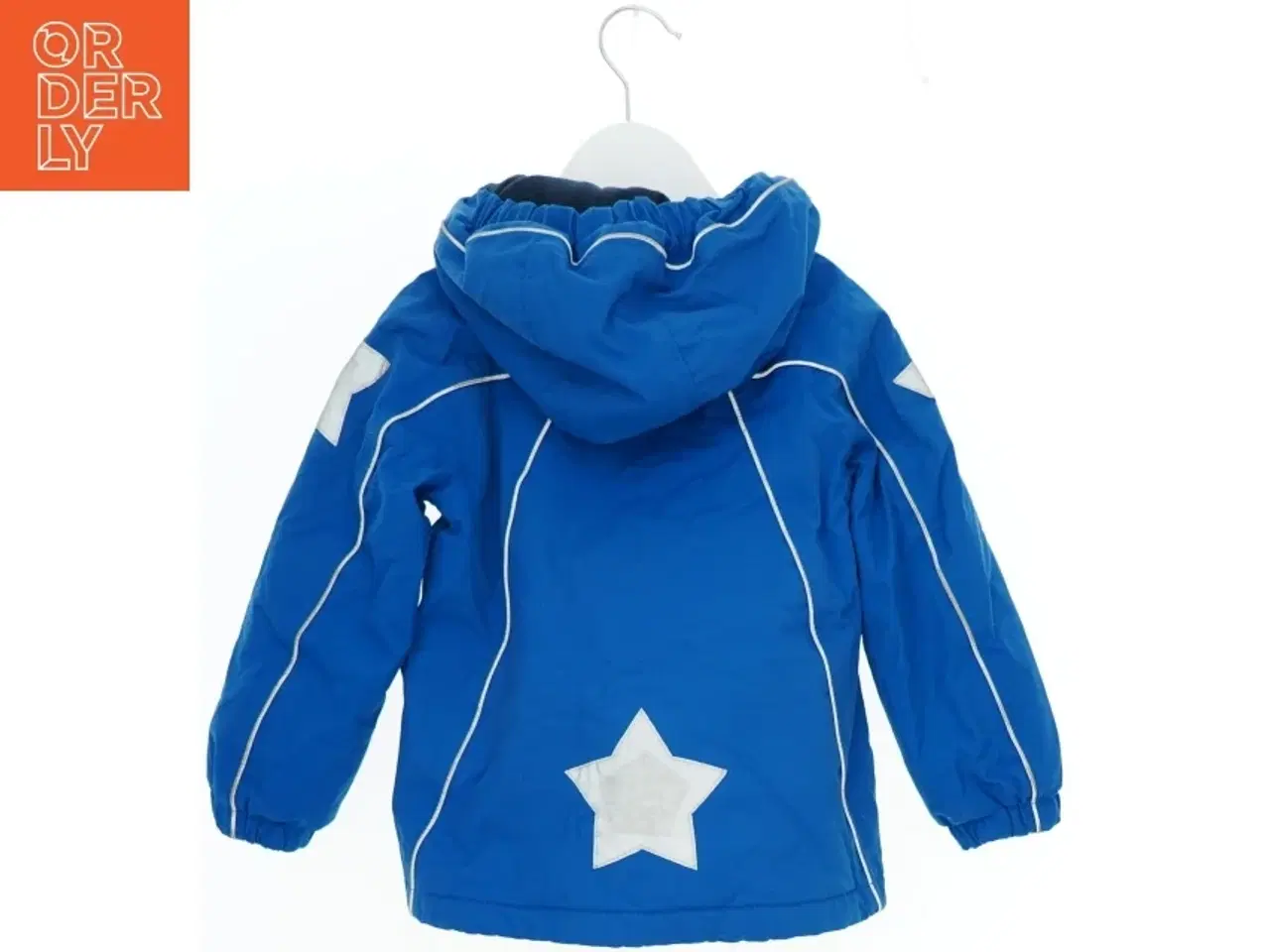 Billede 2 - Blå vinterjakke med stjerner fra Molo (str. 98)