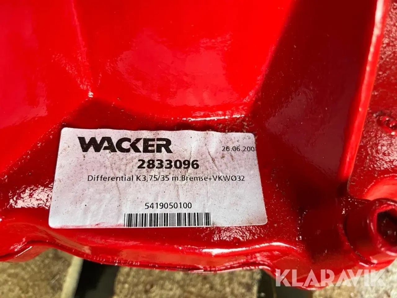 Billede 5 - Bagtøj til weidemann 1140 Wacker