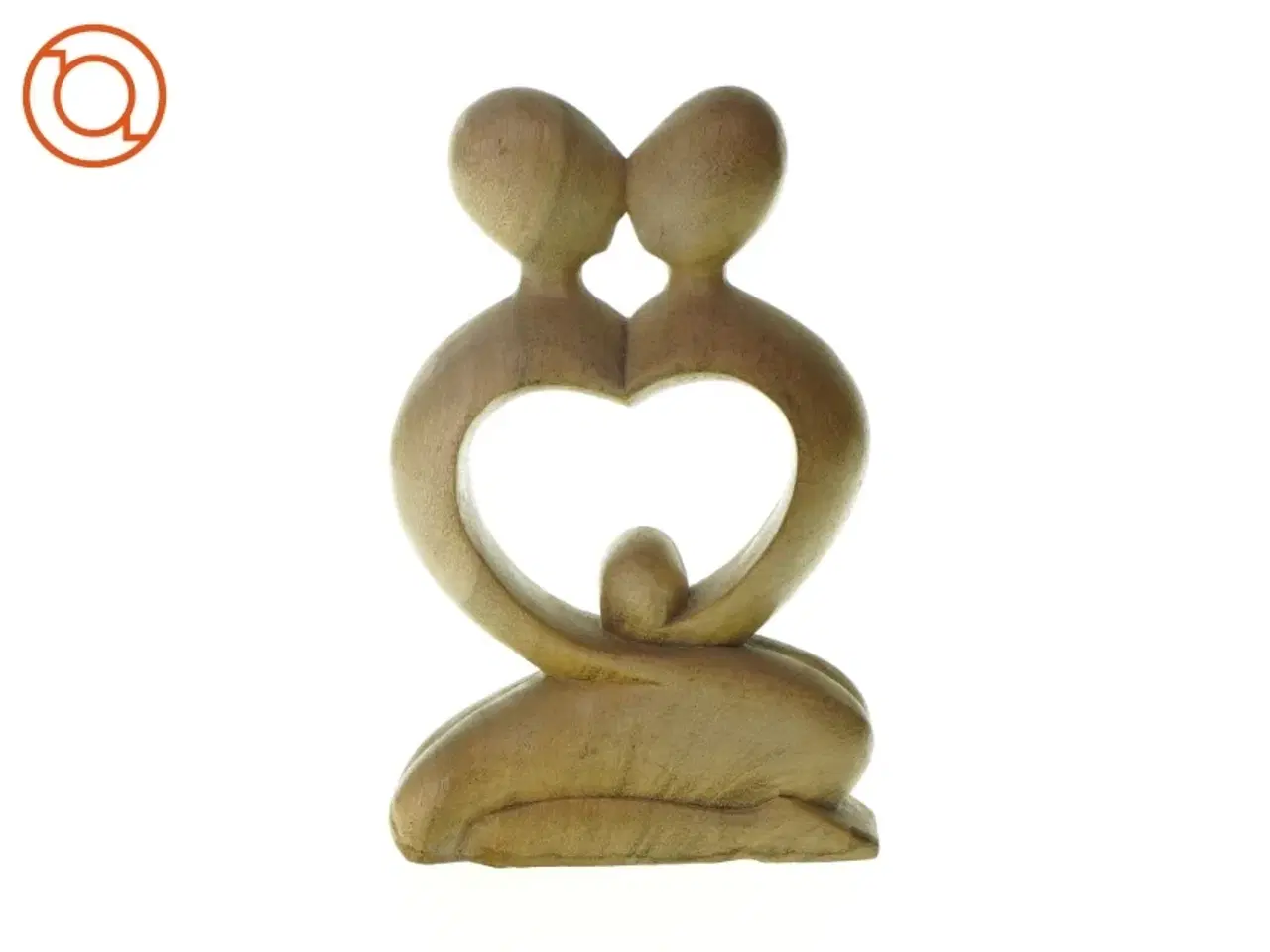 Billede 1 - Figur i træ (str. LBH 13x4x19 cm)