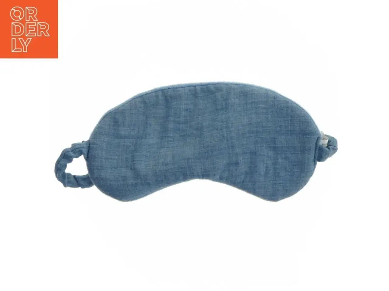 Billede 1 - Sove maske i blå tekstil (str. 18,5 cm)