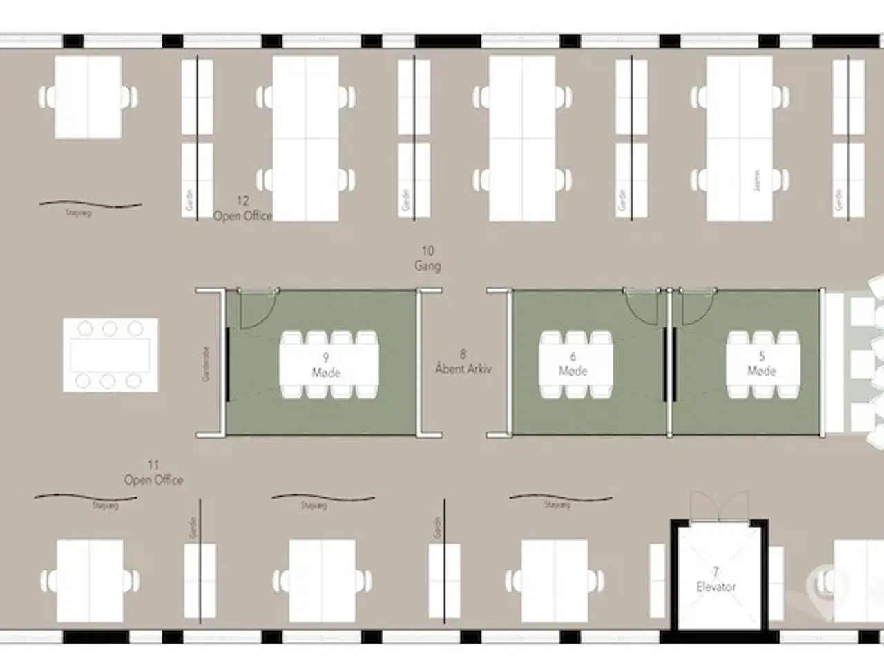 Billede 12 - Grønne omgivelser med et stilsikkert indre