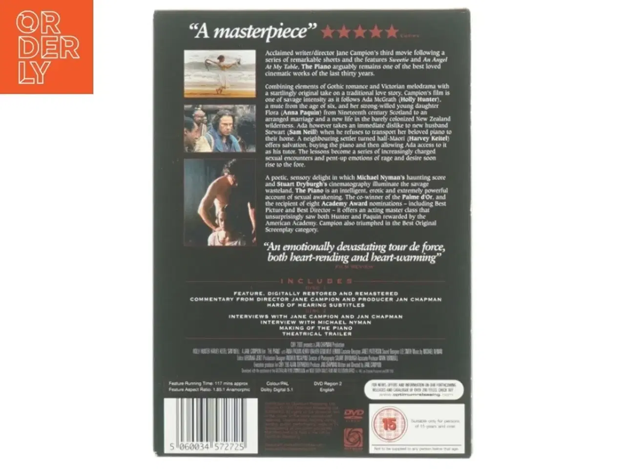 Billede 2 - DVD &#39;The Piano&#39; Special Edition