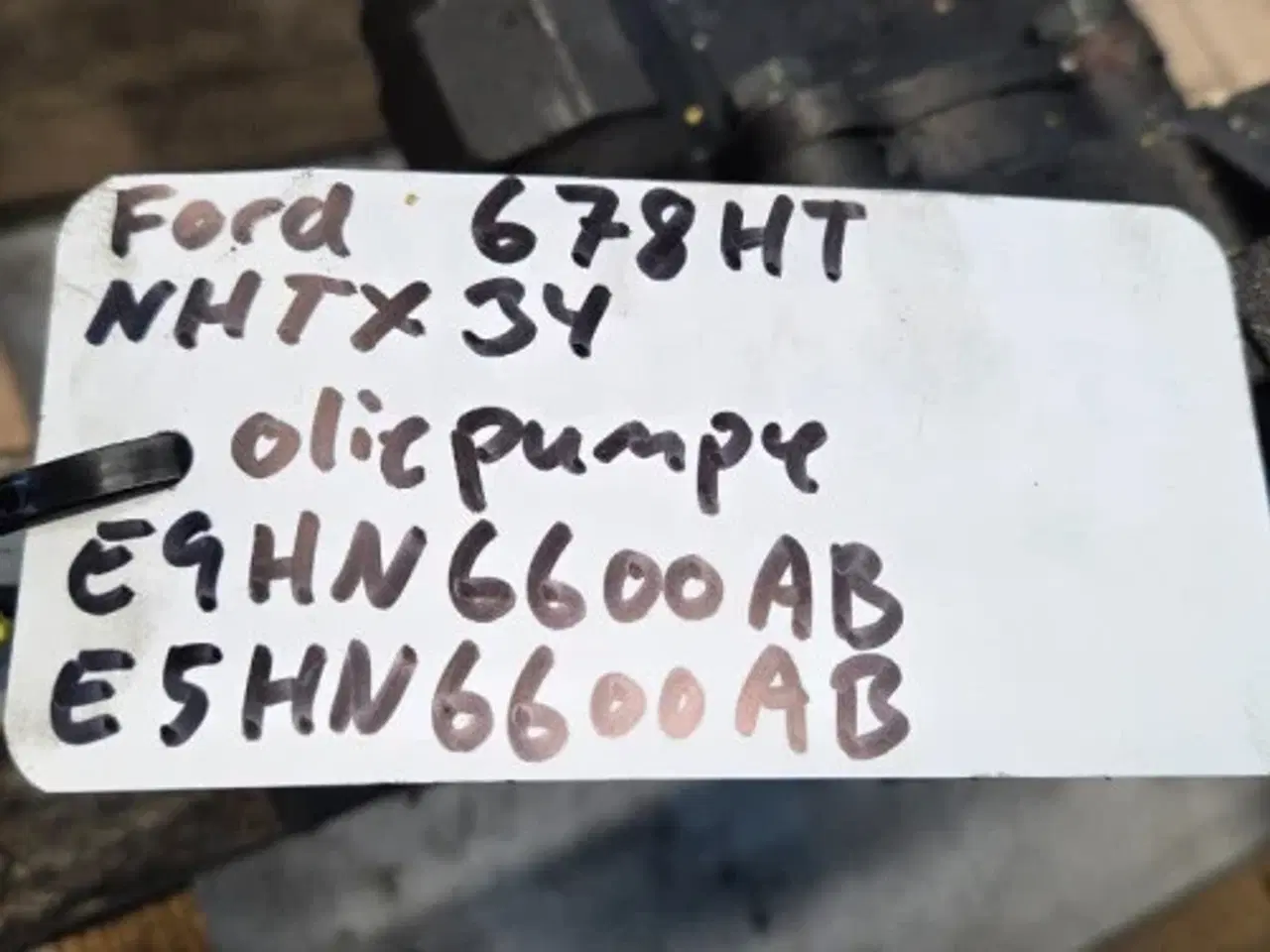 Billede 20 - Ford 678HT Oliepumpe E9HN6600AB
