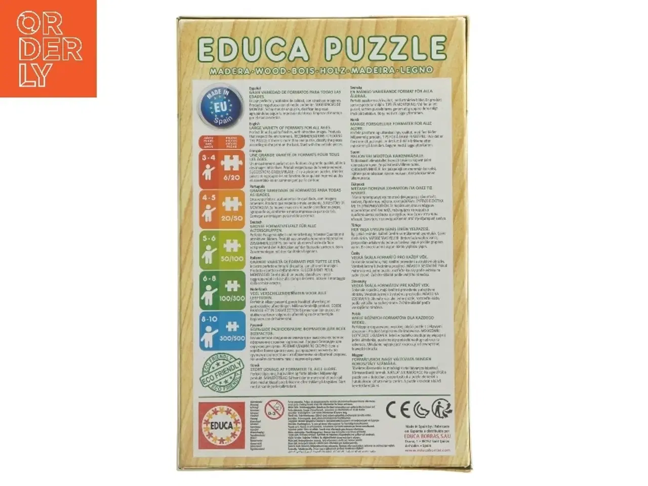 Billede 2 - Puslespil fra Educa (str. 2 stk 16 brikker 26x18 cm)