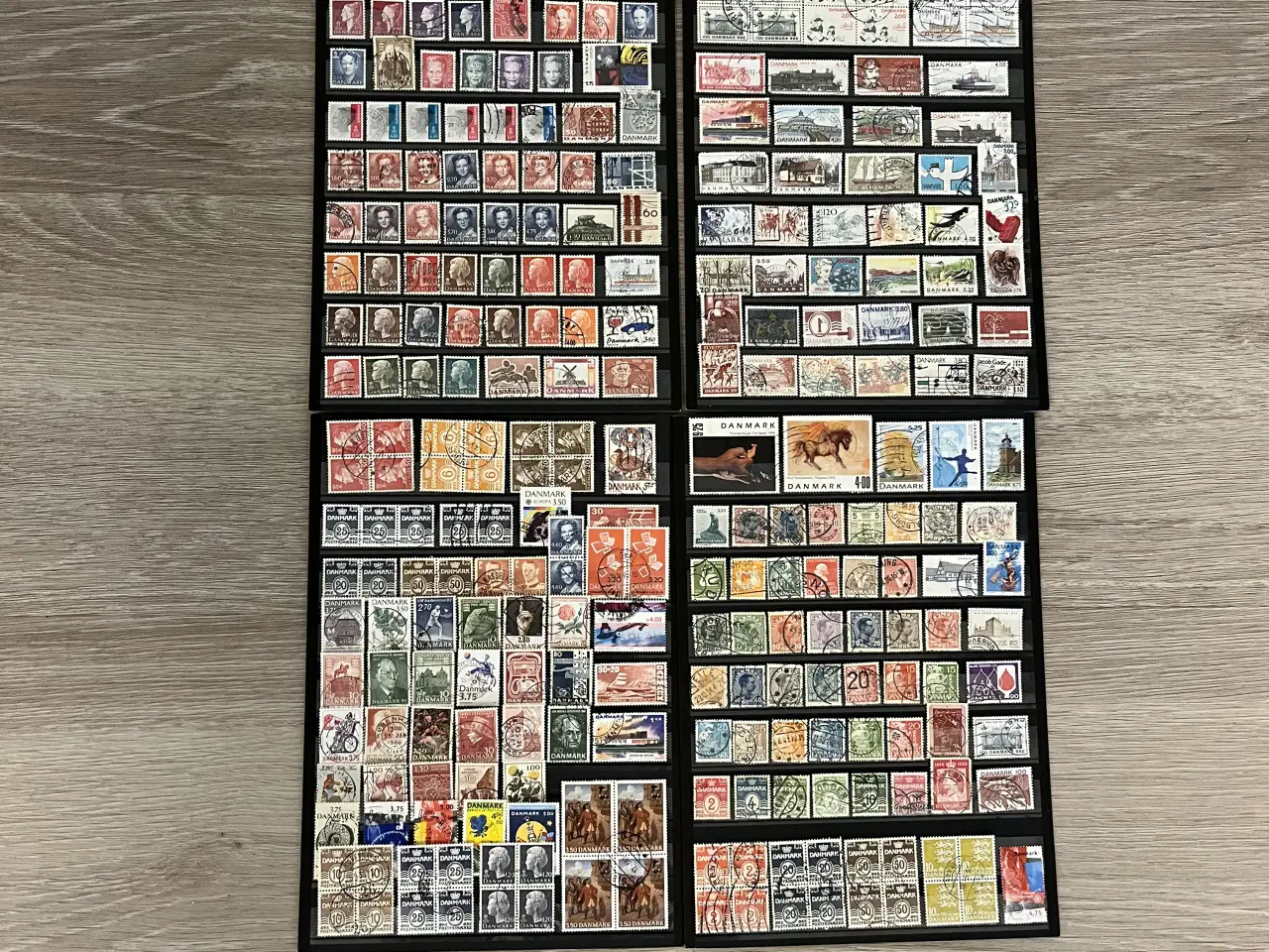 Billede 2 - 710 stk danske frimærker