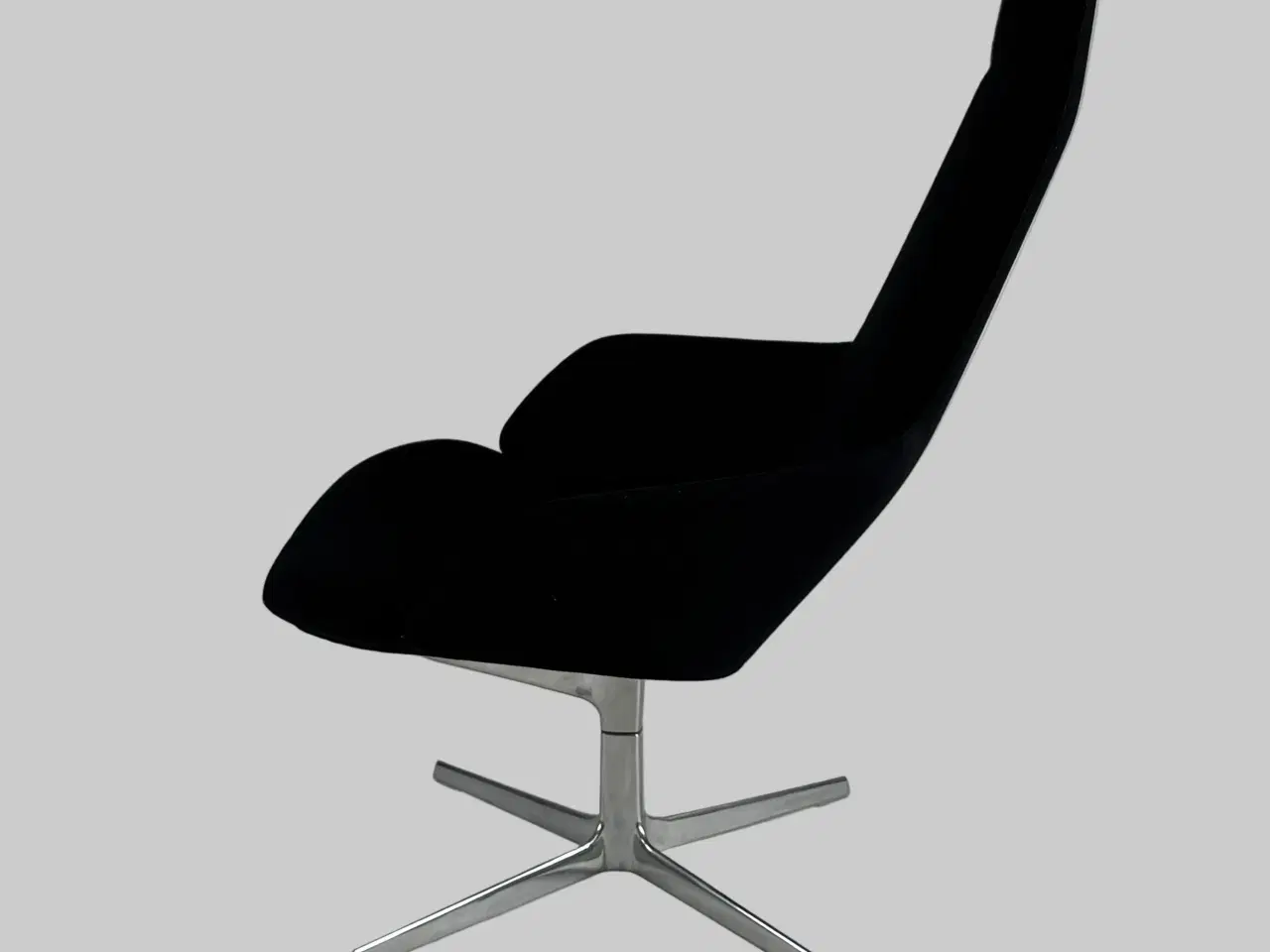 Billede 4 - Arper Aston Loungestol – Sort/Krom Stel