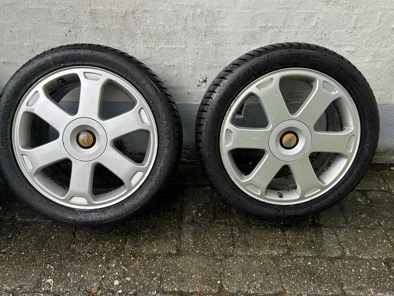Billede 1 - 18" Originale Audi Fælge 5x112 m. 245/45/18 Dunlop