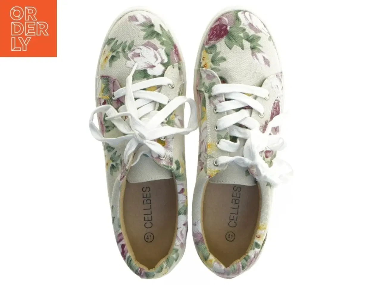 Billede 5 - Blomstrede sneakers, størrelse 41 fra Cellbes (str. 41 )