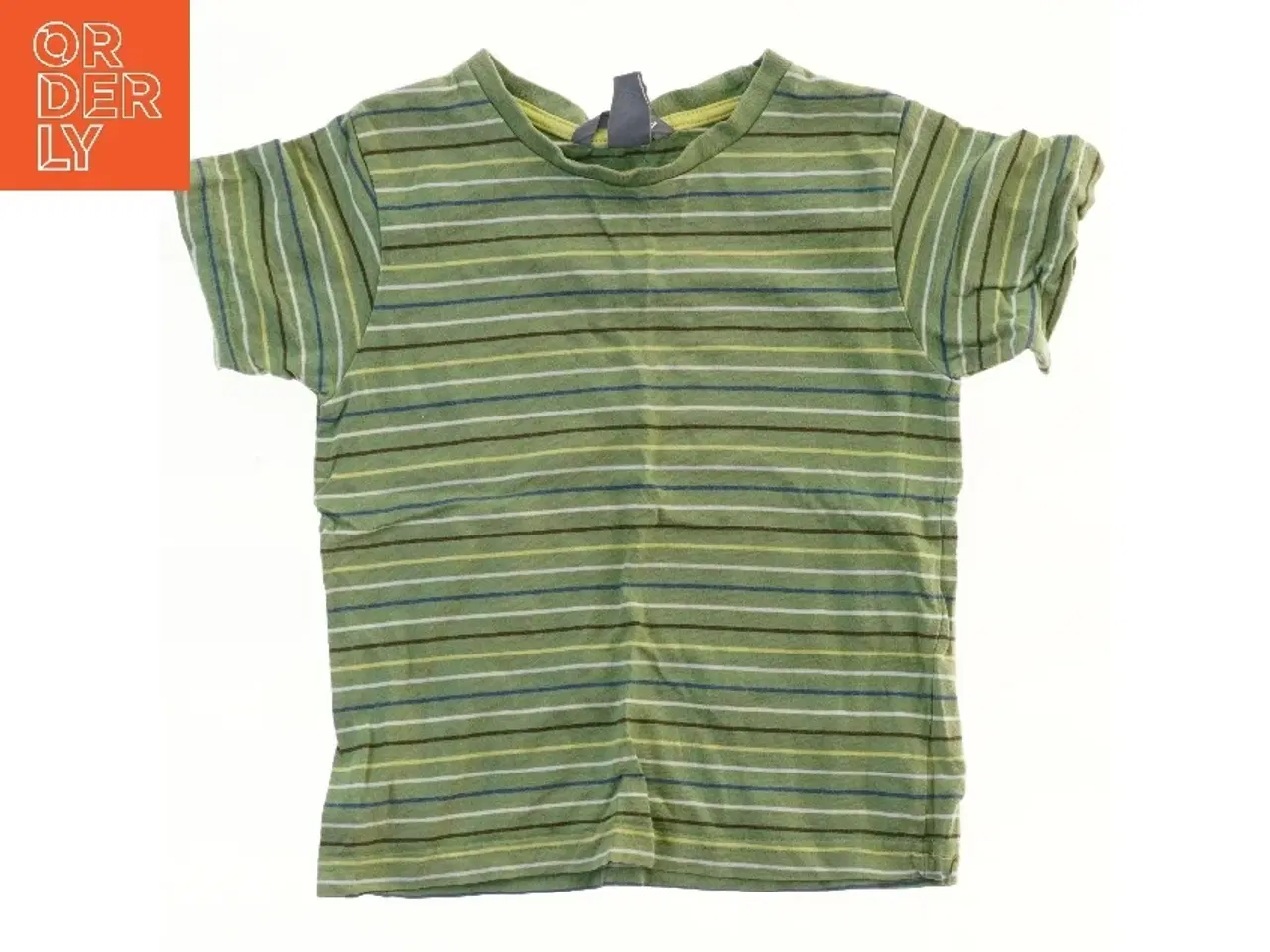 Billede 1 - Kortærmet stribet shirt fra H&M (str. 98)