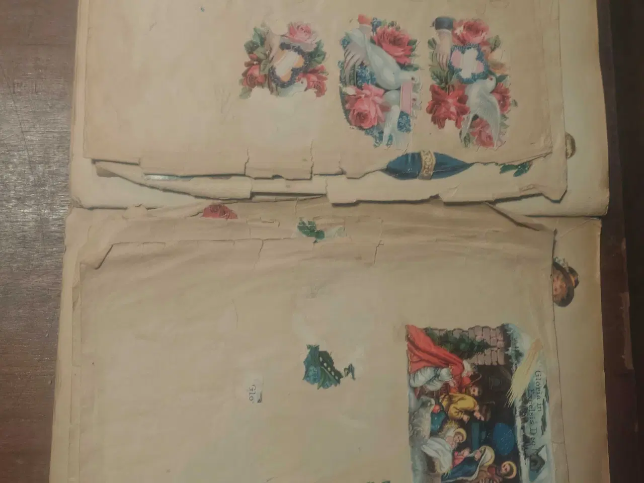 Billede 2 - Gammel bog med mange glansbilleder 