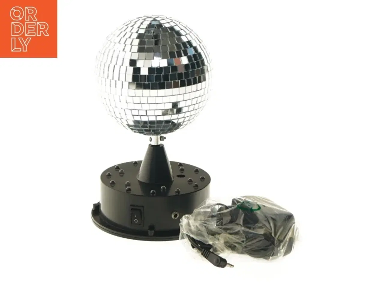 Billede 2 - Diskokugle med LED lys (str. 21 cm)