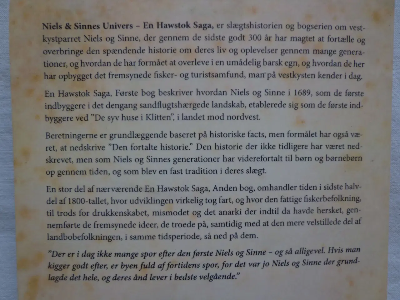 Billede 2 - En Hawstok Saga  :