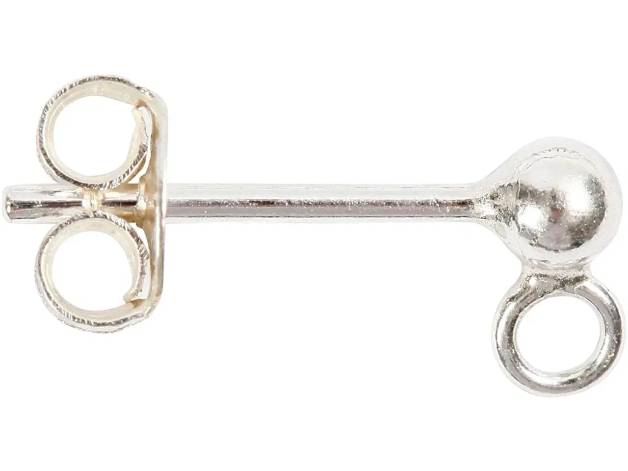 Billede 1 - Sølv Ørestikker 13 mm - 10 stk. Elegance til Hverdagen