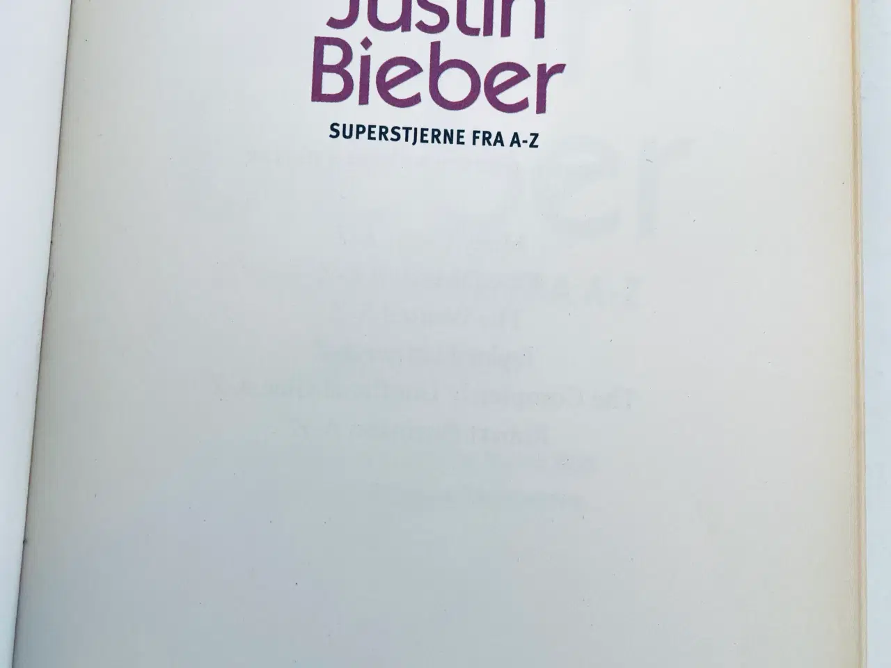 Billede 7 - Justin Birner superstjerne A-Z 