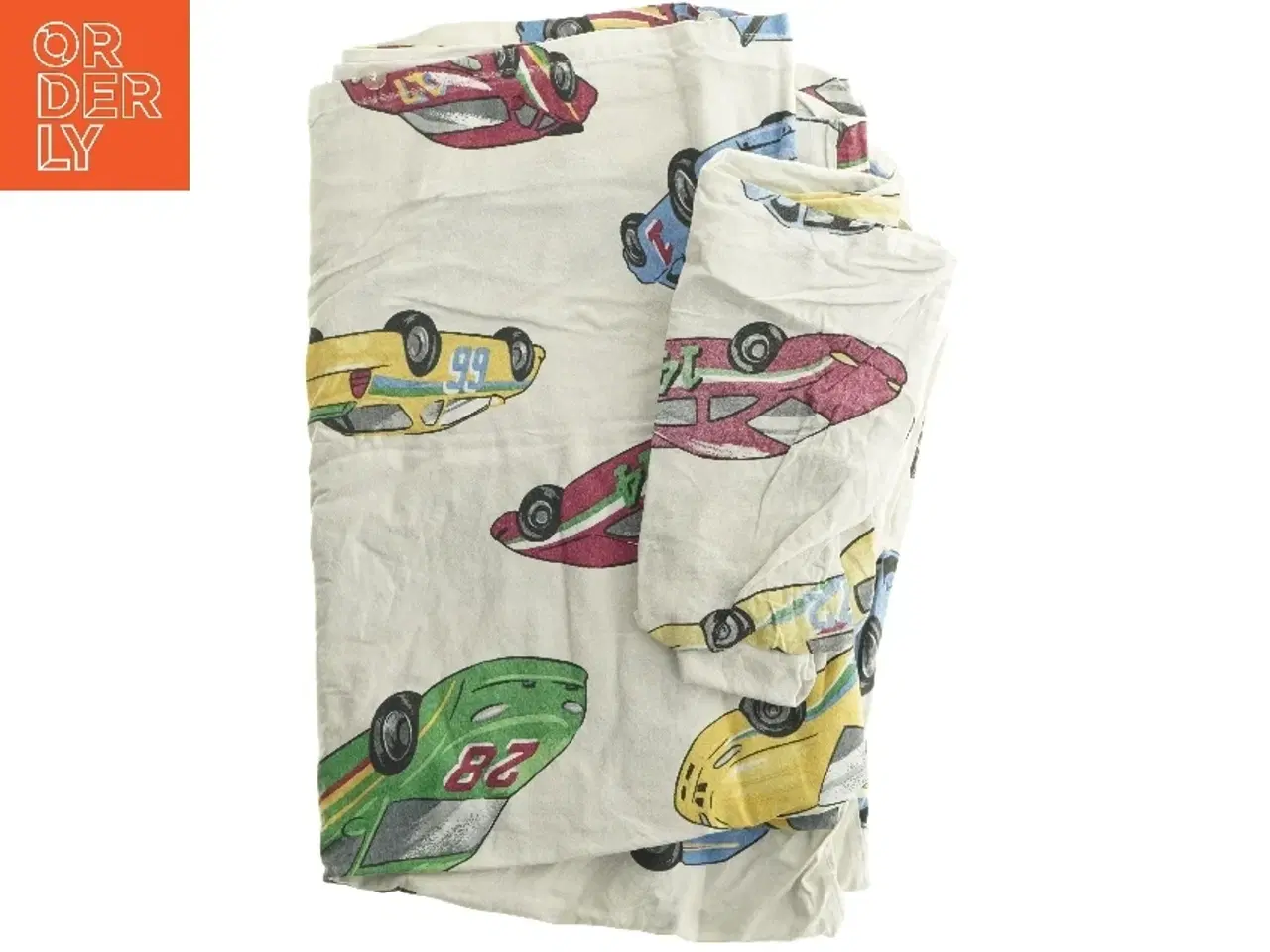 Billede 1 - Sengetøj med bilmotiver (str. 56x58 & 134x188 cm)