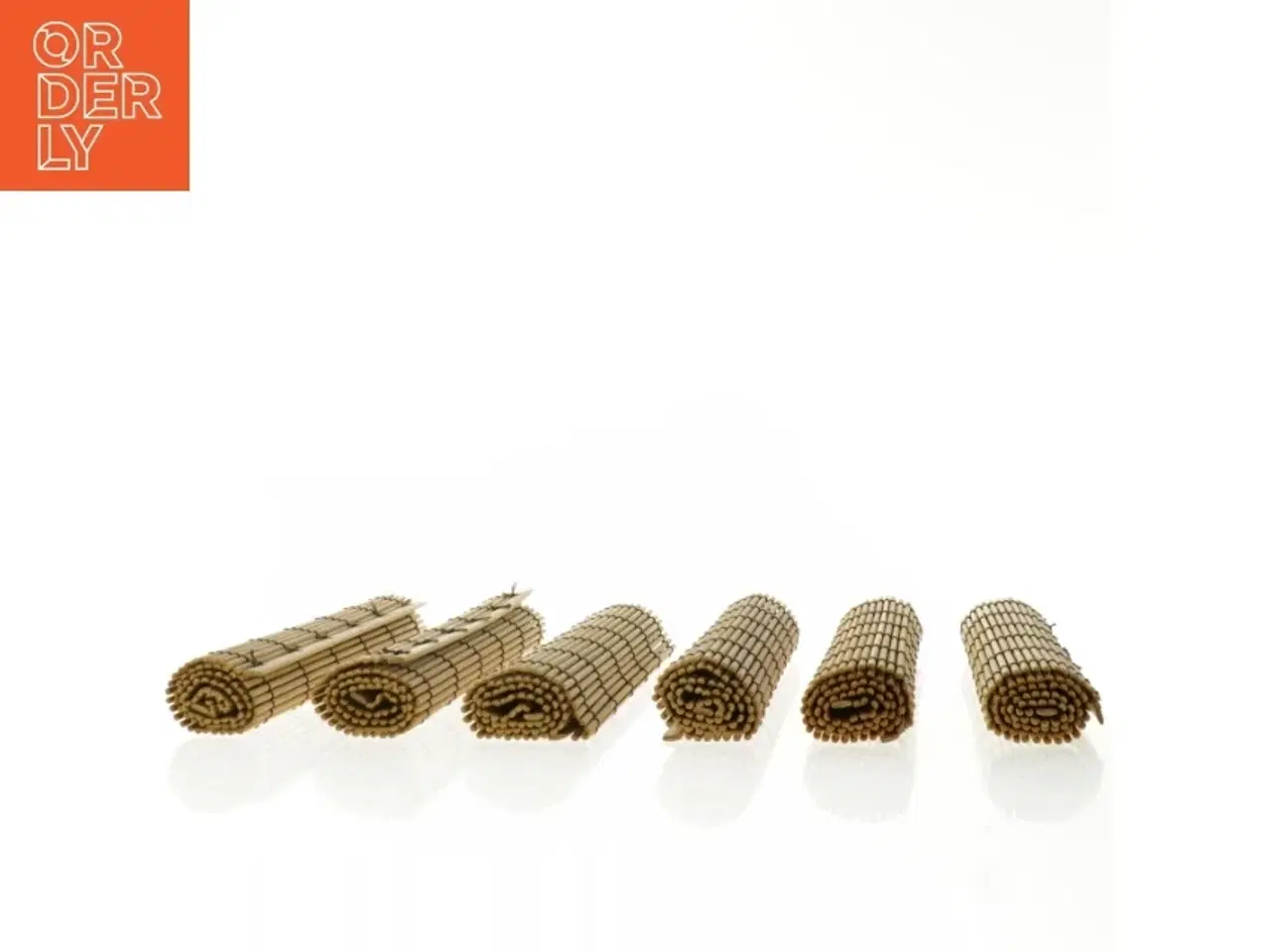 Billede 1 - Dækkeservietter i bambus (6 stk) (str. 40 x 30 cm)