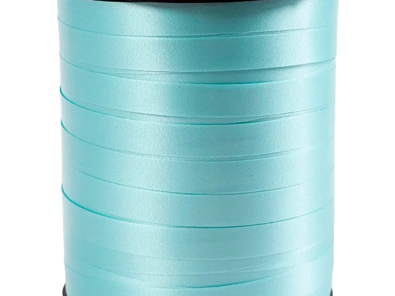 Billede 1 - Lys Turkis Gavebånd 10 mm - 250 m Rulle