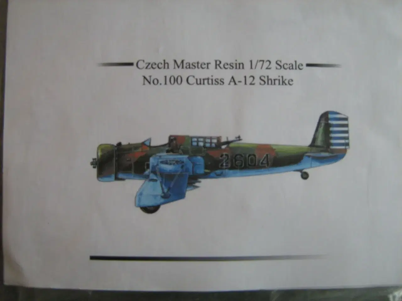 Billede 1 - Czech Master Curtiss Shrike skala 1/72