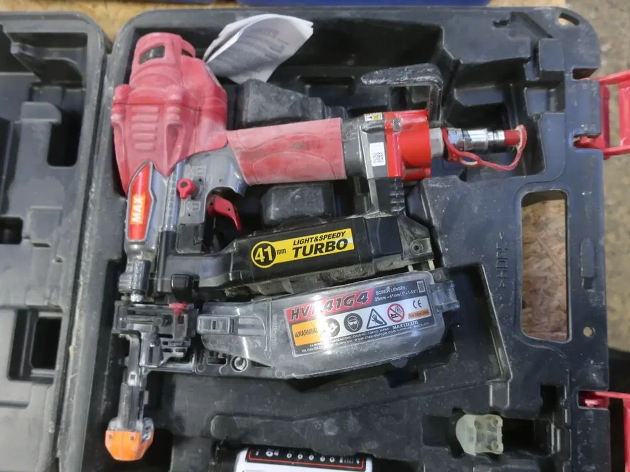 Billede 2 - Trykluftpistol MAX HVR41G4 samt hulborsæt