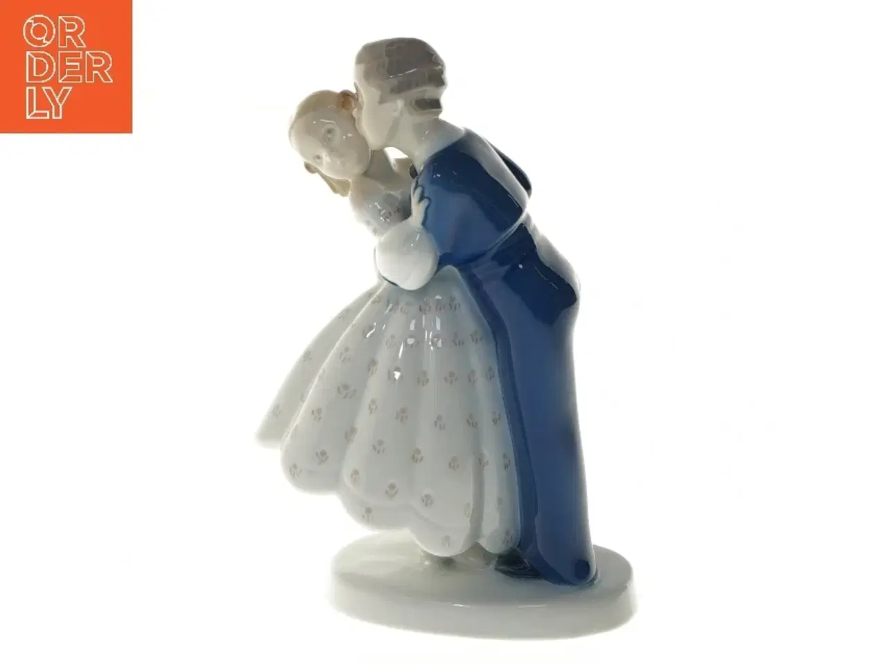 Billede 1 - Porcelænsfigur af dansende par fra B&G (str. 19 cm)