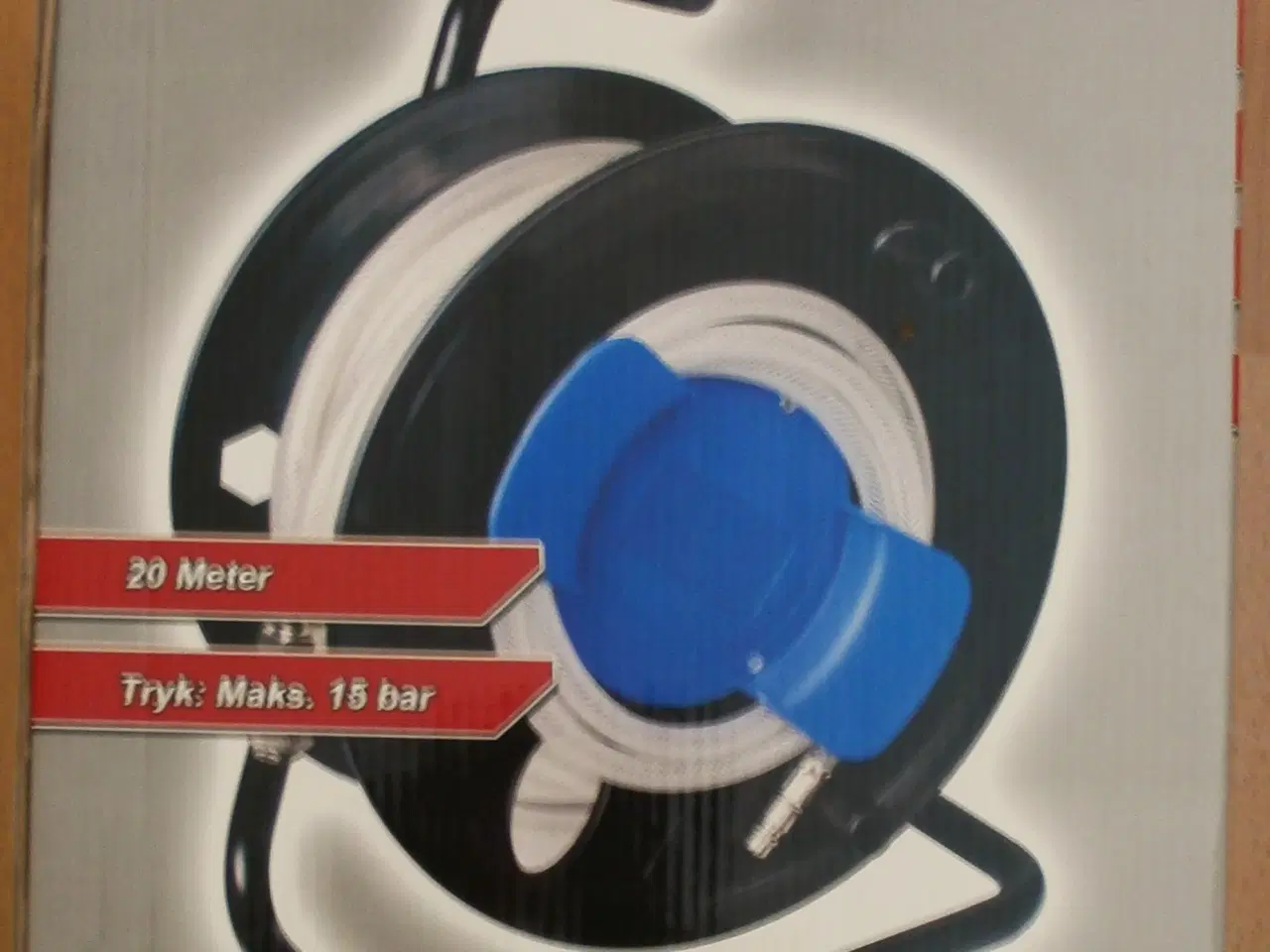 Billede 1 - NY Trykluft Slangetromle med 20 meter kabel