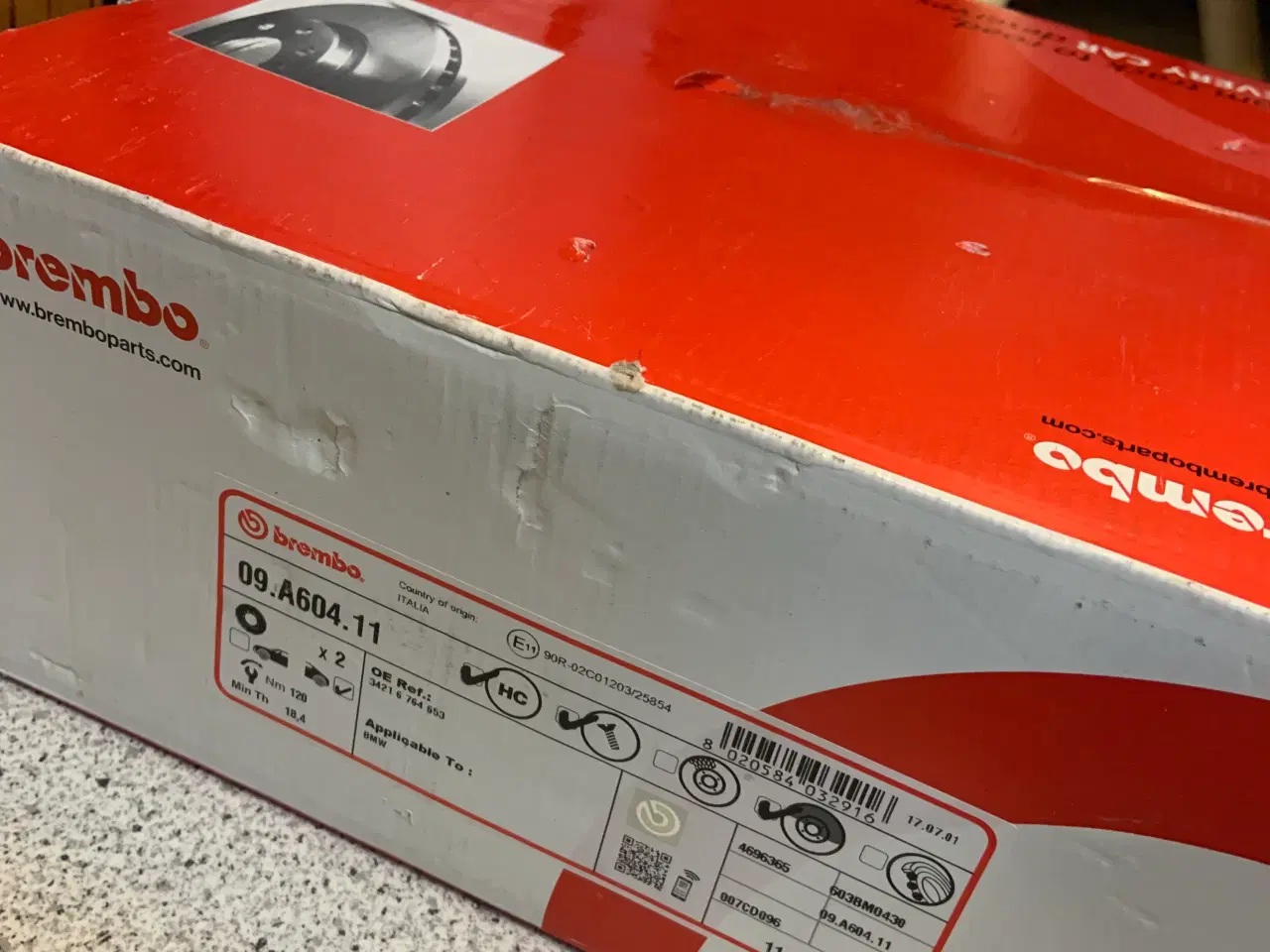 Billede 3 - Uåbnet bremseskiver 