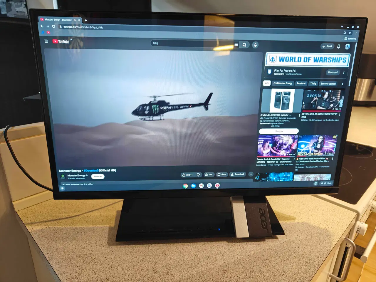 Billede 1 - Acer gamer skærm 