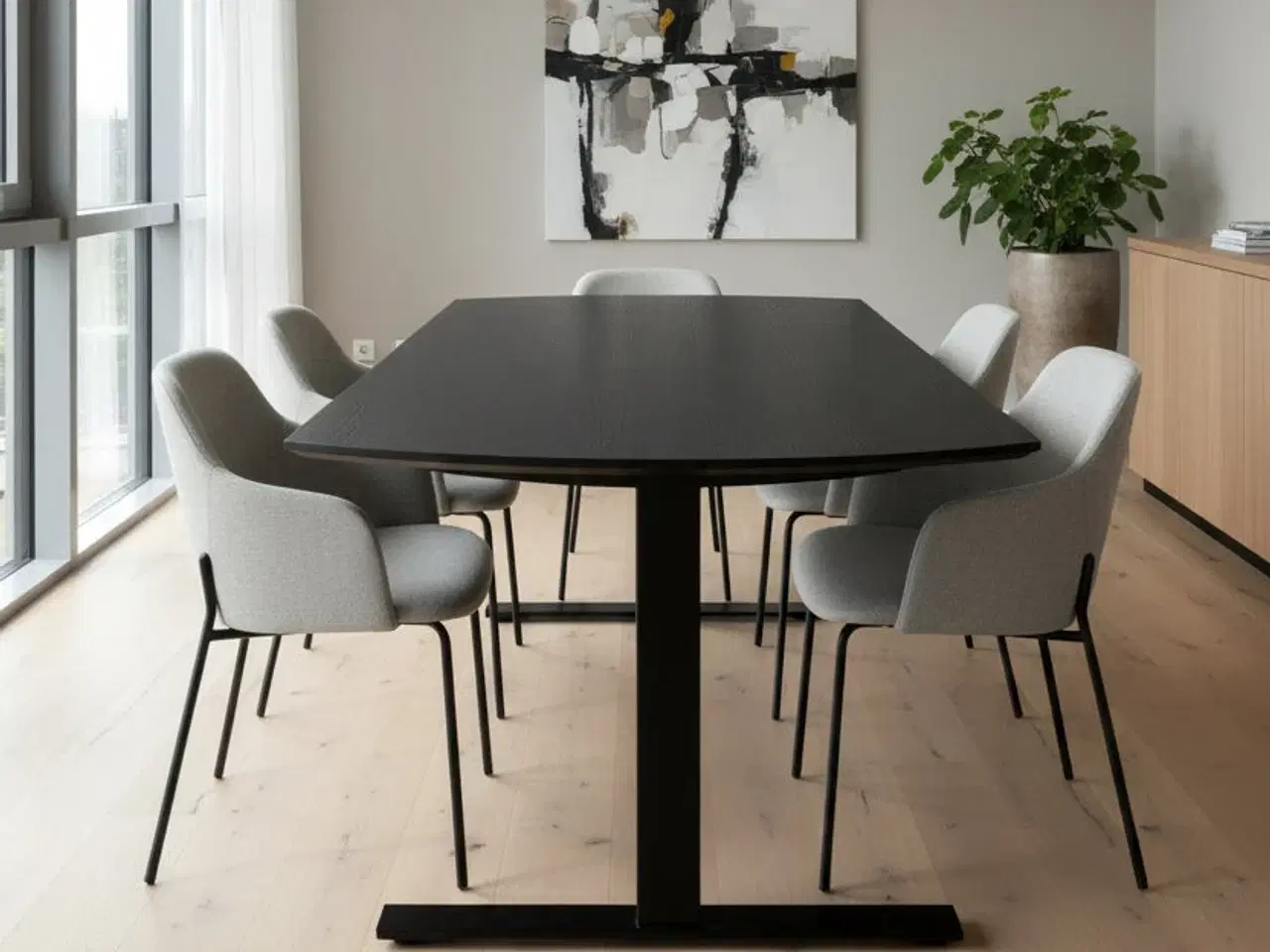 Billede 2 - Dencon Delta Bord - Sort 180x90 cm