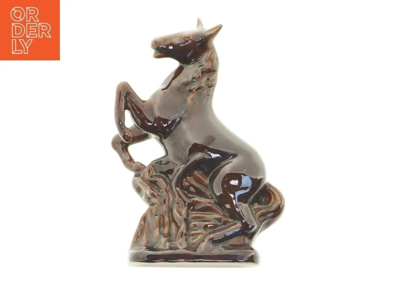 Billede 6 - Keramik hestefigur fra 715 (str. 19 x 8 cm)