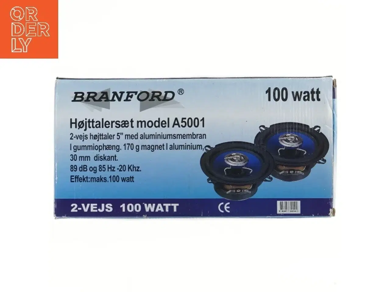 Billede 1 - Branford højttalersæt model A5001 fra Branford (str. 2 stk 16 cm)