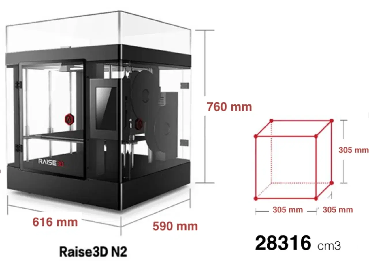 Billede 4 - Raise 3D N2 printer