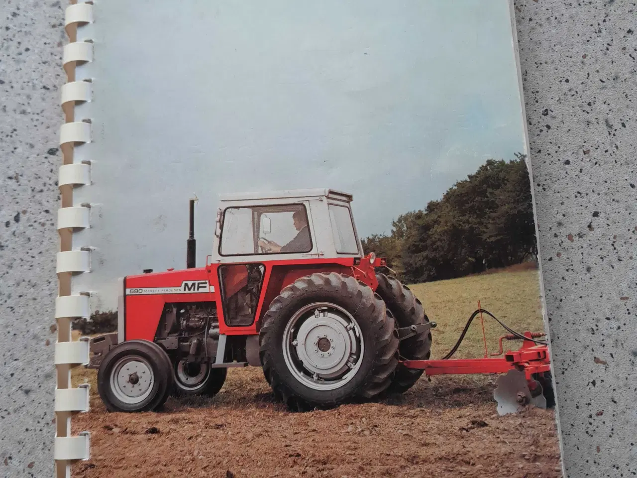 Billede 1 - MF 590 instruktion operator bog