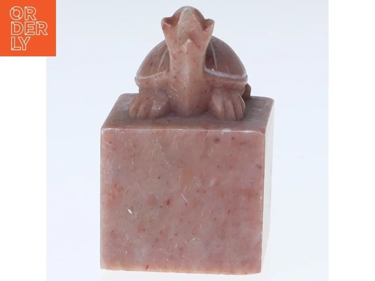 Billede 2 - Skildpadde skulptur på base (str. 6x3,5 cm)