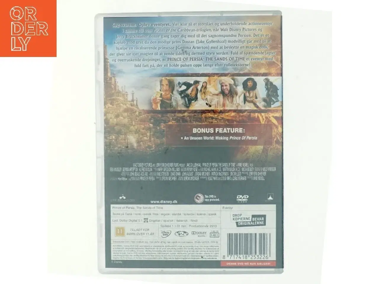 Billede 3 - Prince of PErsia - the Sands of Time (DVD)