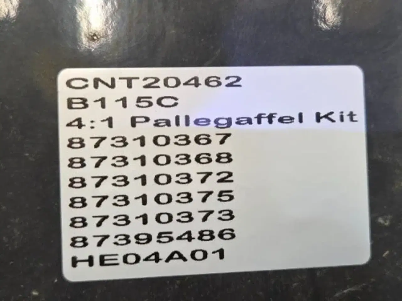 Billede 20 - New Holland B115C Pallegafler Kit 87310367