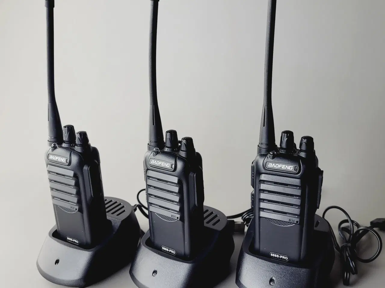 Billede 1 - ⭐️· 📻 Baofeng 888S-PRO Walkie Talkie Sæt (3 Stk.)