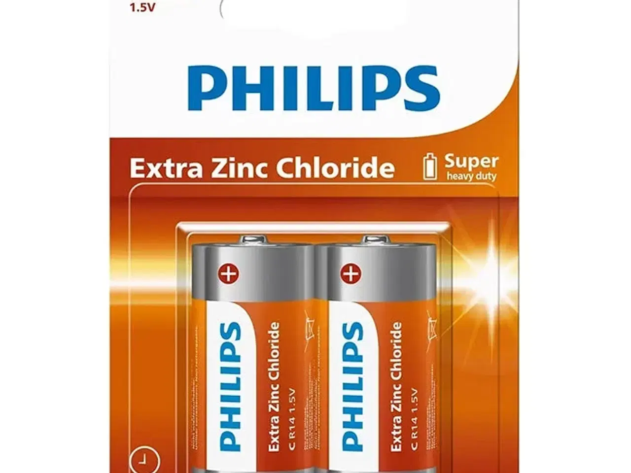 Billede 1 - Philips Longlife C batteri 2 stk.