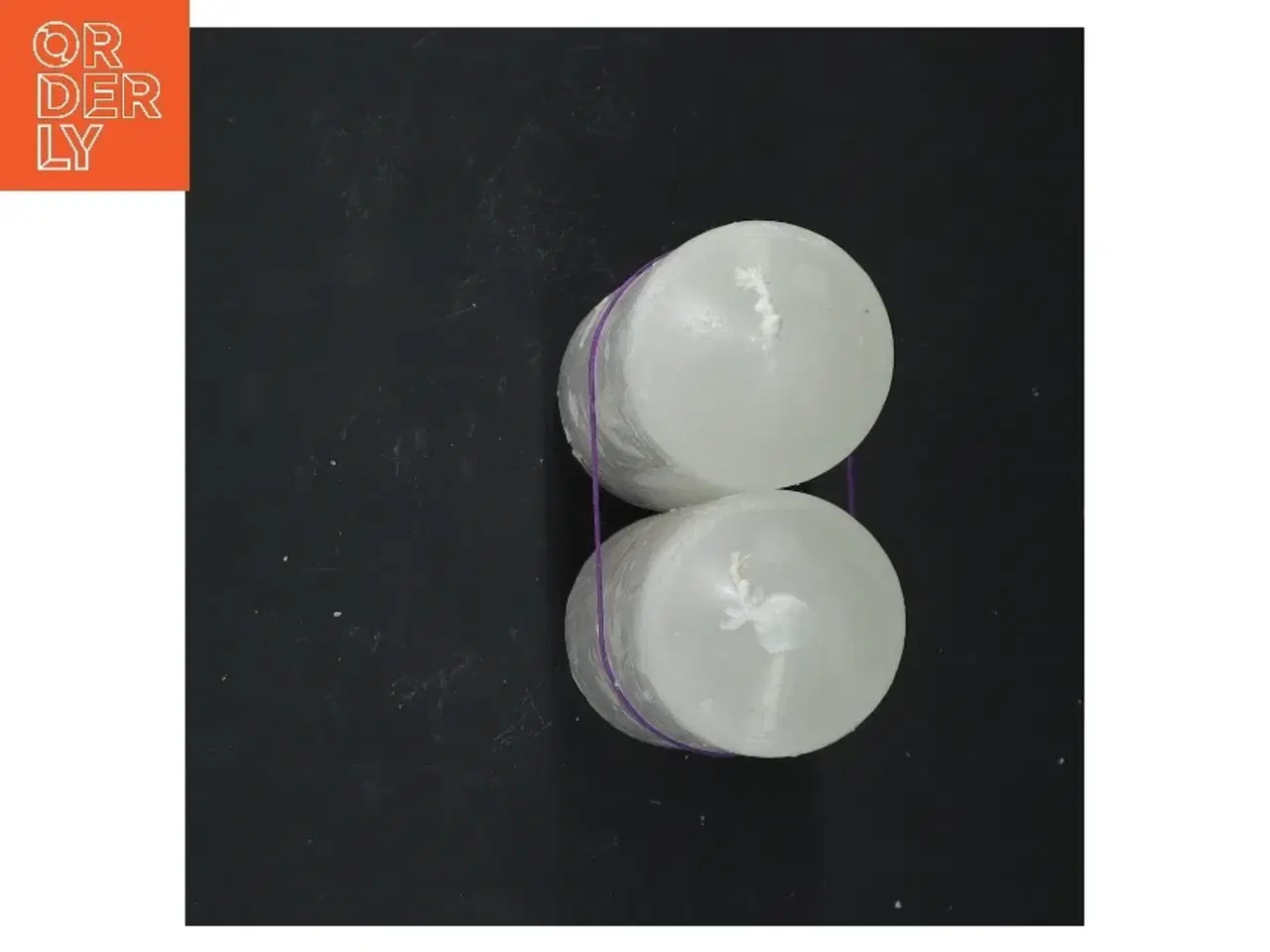 Billede 3 - Hvide cylinderformede lys (str. 15 cm)