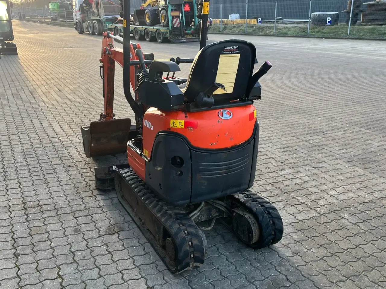 Billede 10 - Kubota U10-3 Halvautomatisk s30 fæste og 3 skovle.