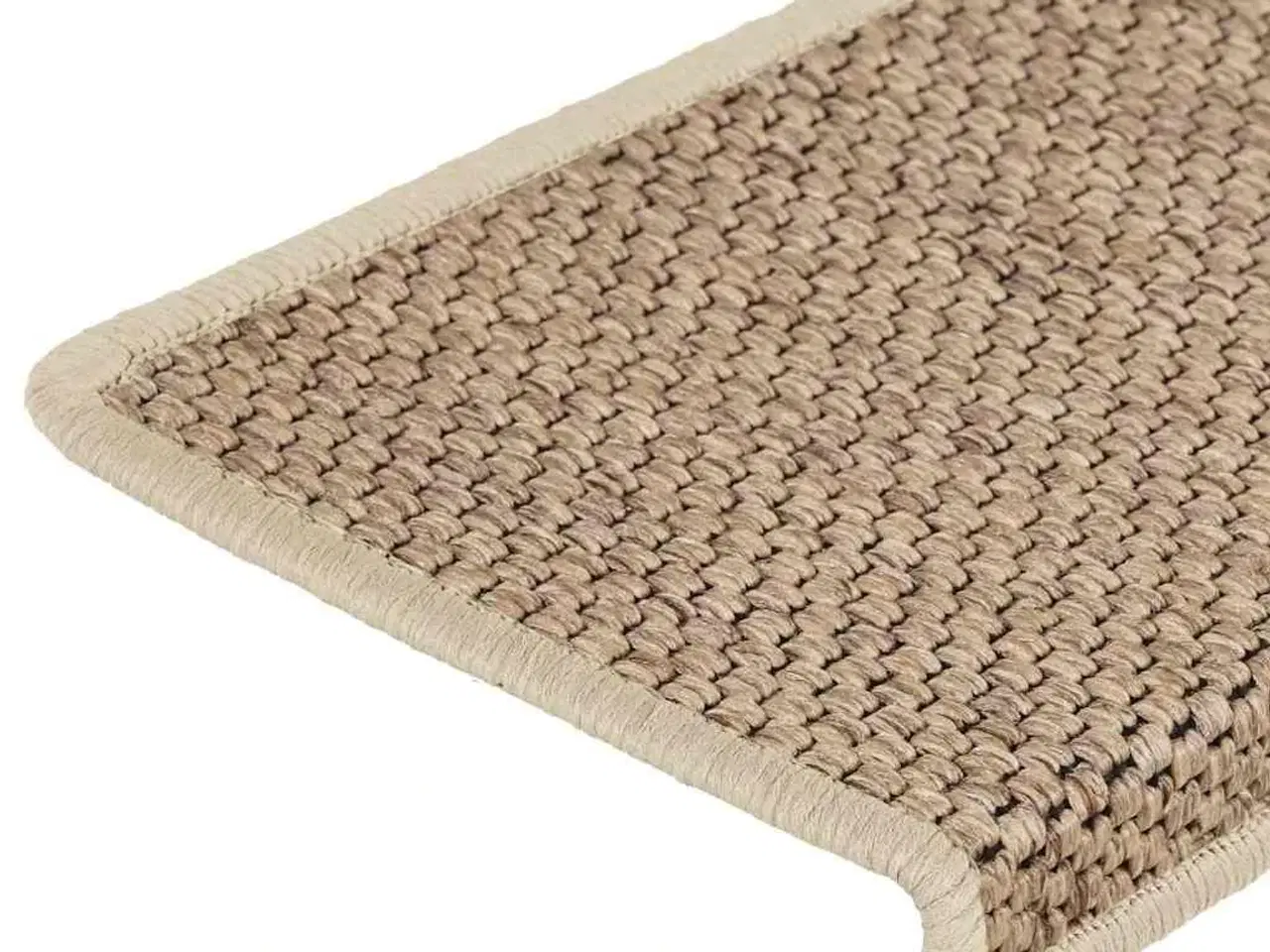 Billede 7 - Selvklæbende trappemåtter 15stk. 65x21x4cm sisal-look sandfarve