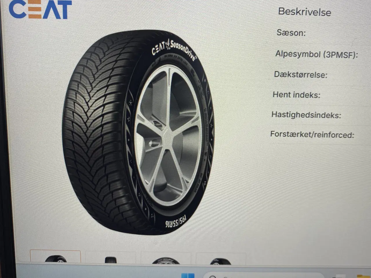 Billede 1 - Helt ny helårsdæk 4 stk kun 2600kr 