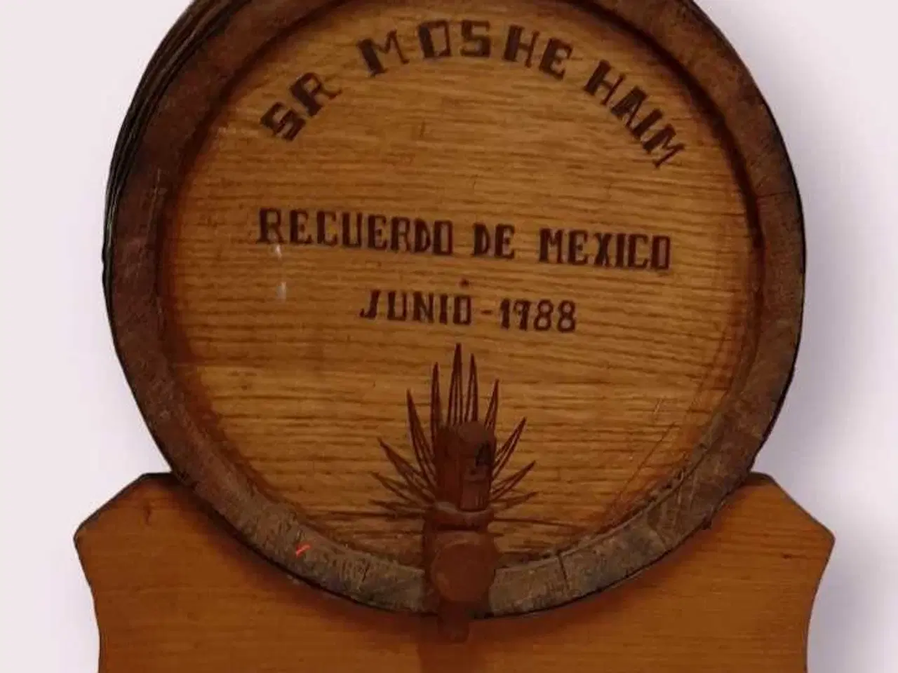 Billede 4 - Vintage vin/øl/spiritus tønde, mexicansk 